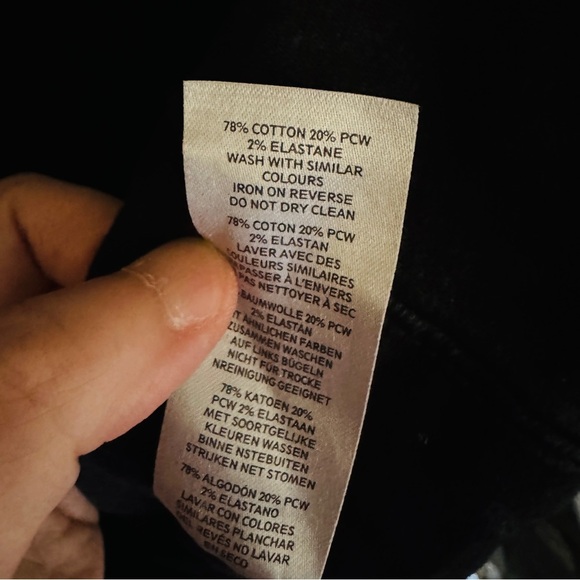 NWT Nasty Gal Collection Black Deep V Neck Denim Boilersuit Jumpsuit Size 8 - Picture 6 of 10